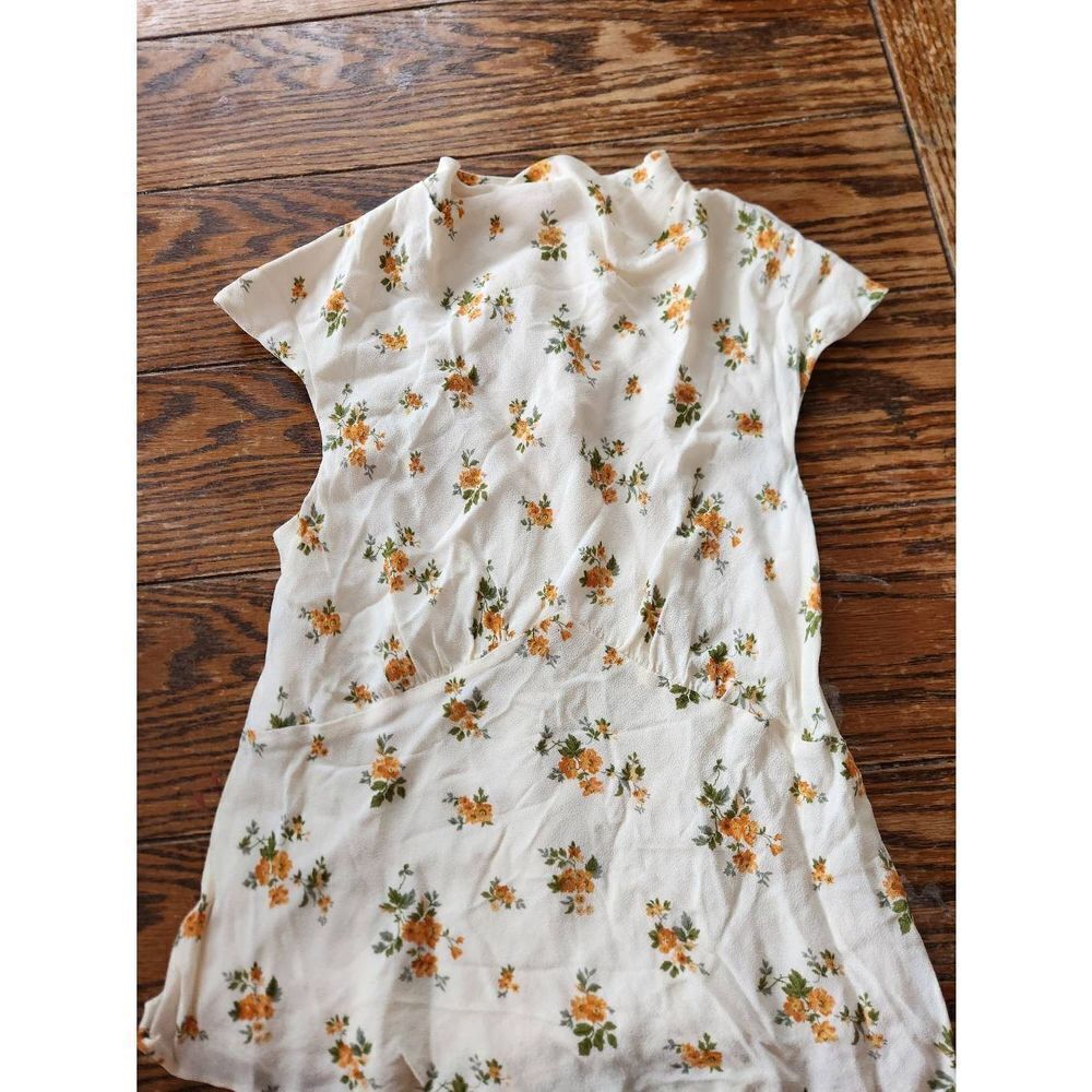 Reformation Bettie Floral Cap Sleeve Top sz 2